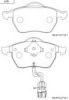 ASIMCO KD7705 Brake Pad Set, disc brake